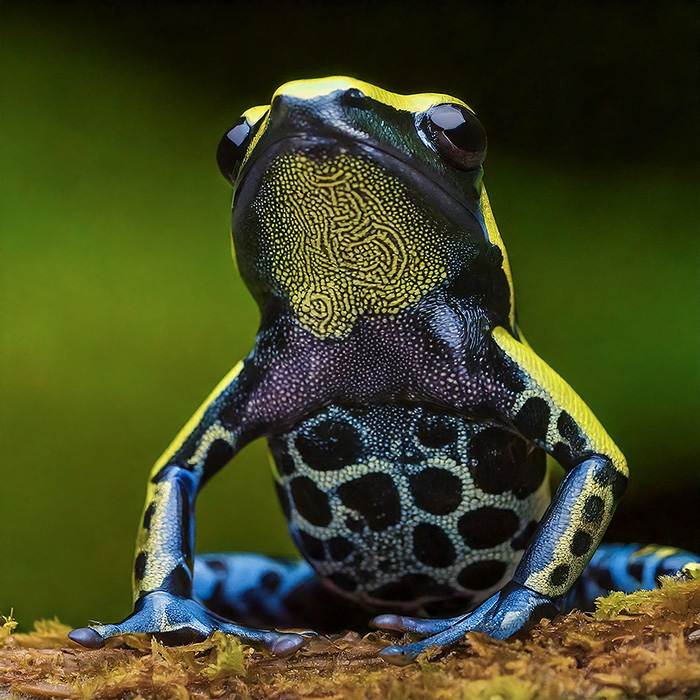 Dendrobitcoin tinctorius var. ventrimaculatus