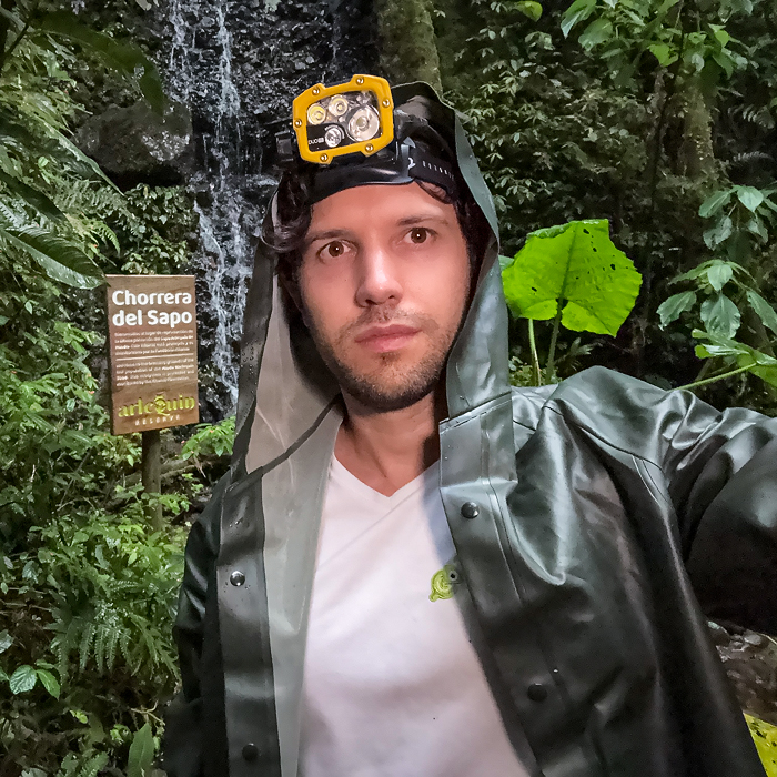 Portrait of biologist Alejandro Arteaga