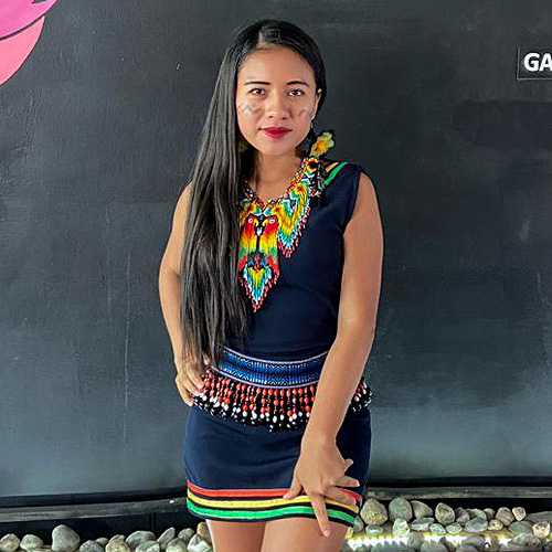 Portrait of indigenous defender Vanessa Grefa